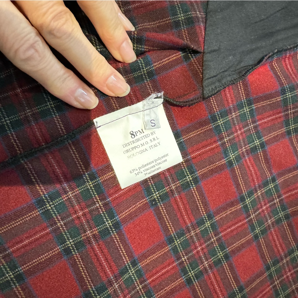 Cute Mixed Plaid Kilt Skirt By 8pm View 4